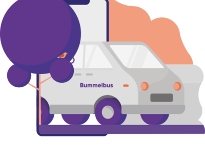 Pictogramme d'un bus et d'un téléphone mobile