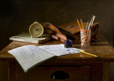 Table d'un auteur en désordre