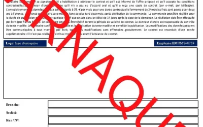 Arnaque par e-mail – Société PMediaservice